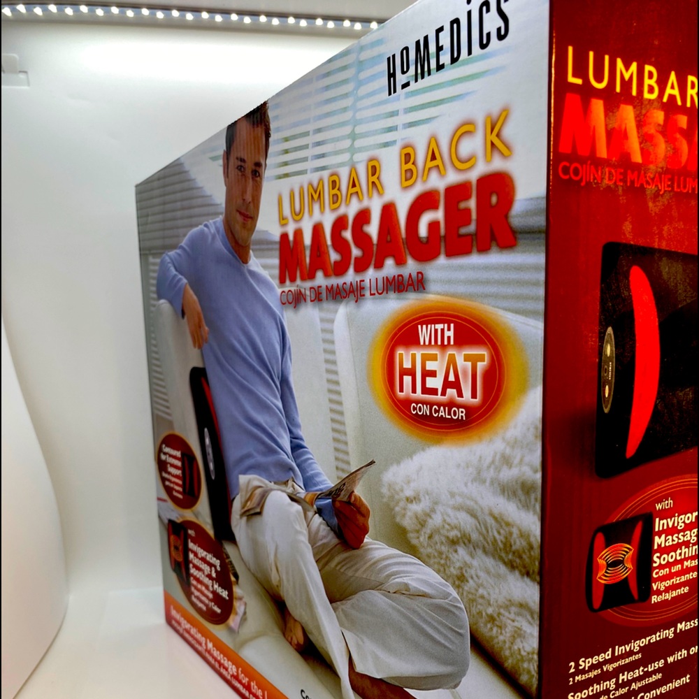 Lumbar back massager. Homedics